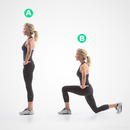 выпад назад