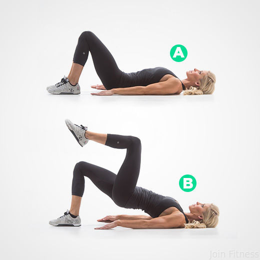 поднятие одной ноги