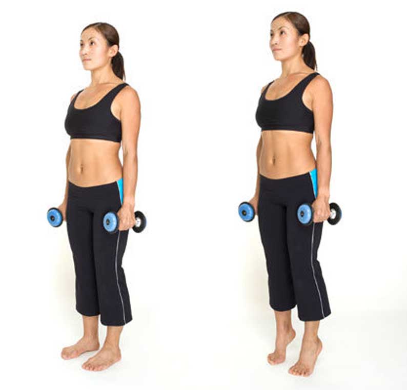 Подъем на носках